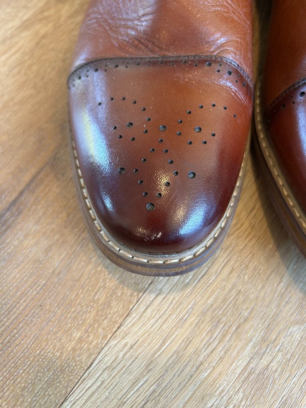 STACY ADAMS S 10.5M The Alomar Chelsea boots in Cognac M - Picture 3 of 11
